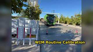 วิศวกรของเรากำลังร่วมมือกับหน่วยงานขนส่งในการสอบเทียบตามปกติของระบบ WIM